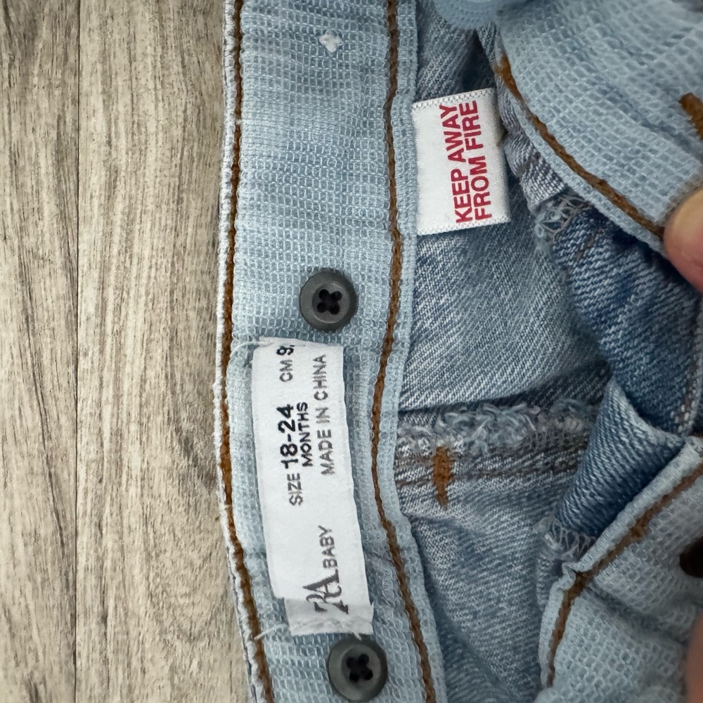 Zara Light Blue Baby Jeans
